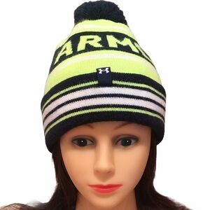 UNDER ARMOUR Unisex PomPom Beenie - osfa